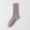 5/10 Pairs Comfortable Casual Women's Mid Calf Socks Autumn Length Socks Trendy Sports Socks Solid Color Versatile Cotton Socks Simple Women's Socks