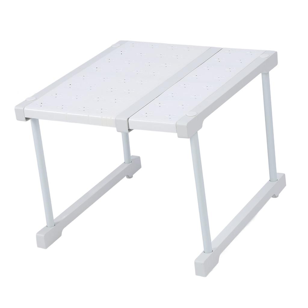 Expandable Cabinet Shelf Carbon Steel ABS PP Closet Storage Shelf Cabinet Organizer Riser Rack for Kitchen Cupboard