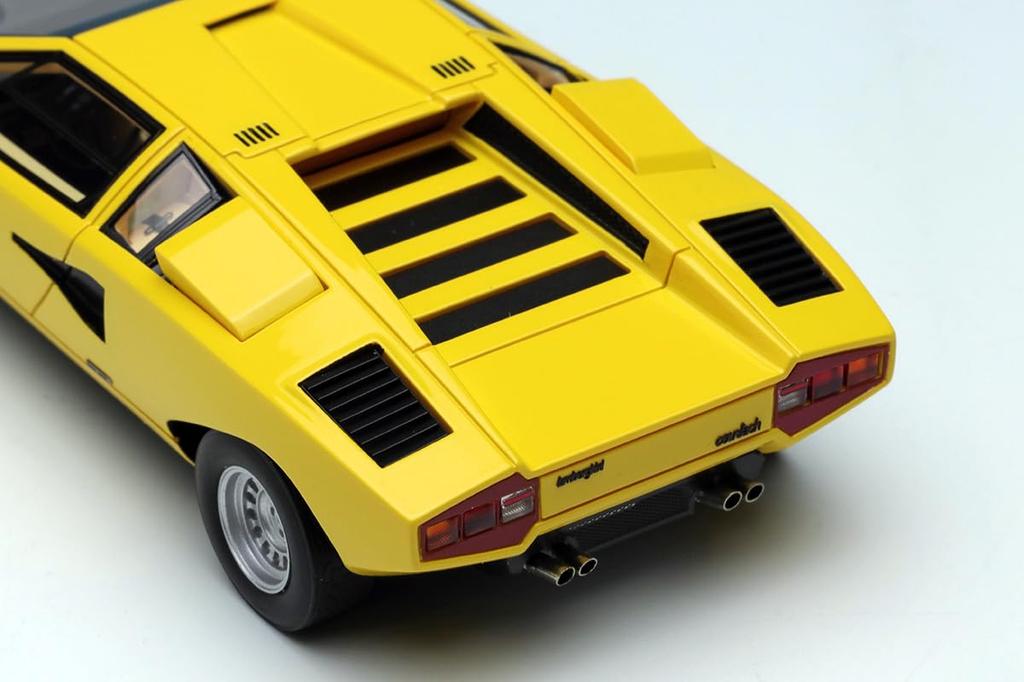 Makeup EIDOLON Lamborghini Countach LP400 1974 Yellow Finished Product Resale 1/43