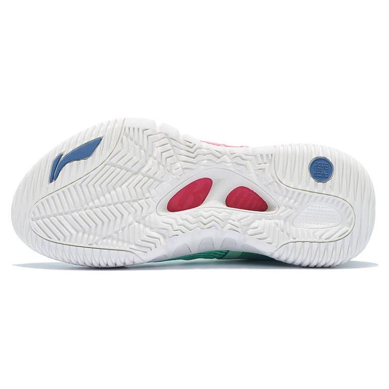 New LiNing Badfive 2 Low Cushioning Anti Slip And Wear Resistant Coverage Support Low Top Basketball Shoes Green ABFT029-3