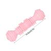 Dumbbell Shaped Dog Molar Stick TPR Made Puppy Teeth Cleaning Toy  Interactive Training