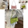 Sophisticated Bowknot Handbag For Women 2024 Summer Street Style Medium Crossbody Bag In Pu Leather