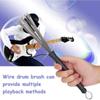 Retractable Sticks Percussion Instruments Music Cleaning Drum Brushes Musical Cleaner Sticks Brush
