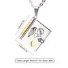 Openable Daughter Book Necklace Stainless Steel With Pages Of Engraved Information Message Mini Book Pendant Necklace Gold Color