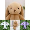 Cute Multi-color Cartoon Long Eared Rabbit Plush Toy Doll For Kids And Girls Comfort Gift