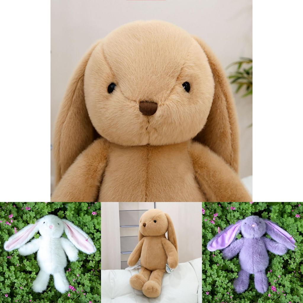 Cute Multi-color Cartoon Long Eared Rabbit Plush Toy Doll For Kids And Girls Comfort Gift