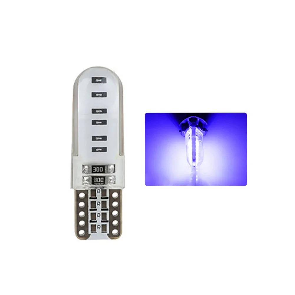 2PCS W5W T10 Led Bulbs Canbus 168 194 12pcs 2835 Chips Car Interior Dome Reading License Plate Light Signal Lamp 6000K 12V