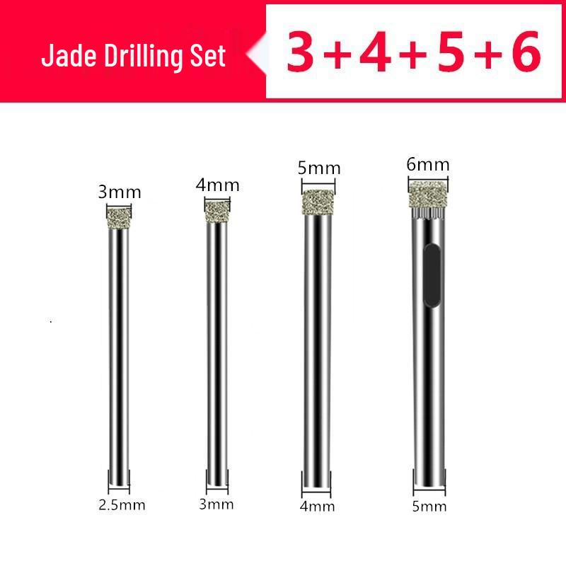 Emery Glass & Tile Drill Bit, 3-200mm Rotary Hole Saw for Marble