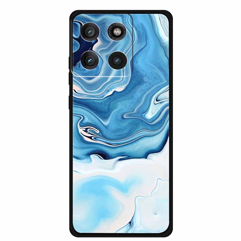 For Moto Edge 60 Pro Case XT2507-1 Coque Multi Colored Marble Pattern Soft Silicon Back Cover for Motorola Edge 60 Pro 5G Bumper