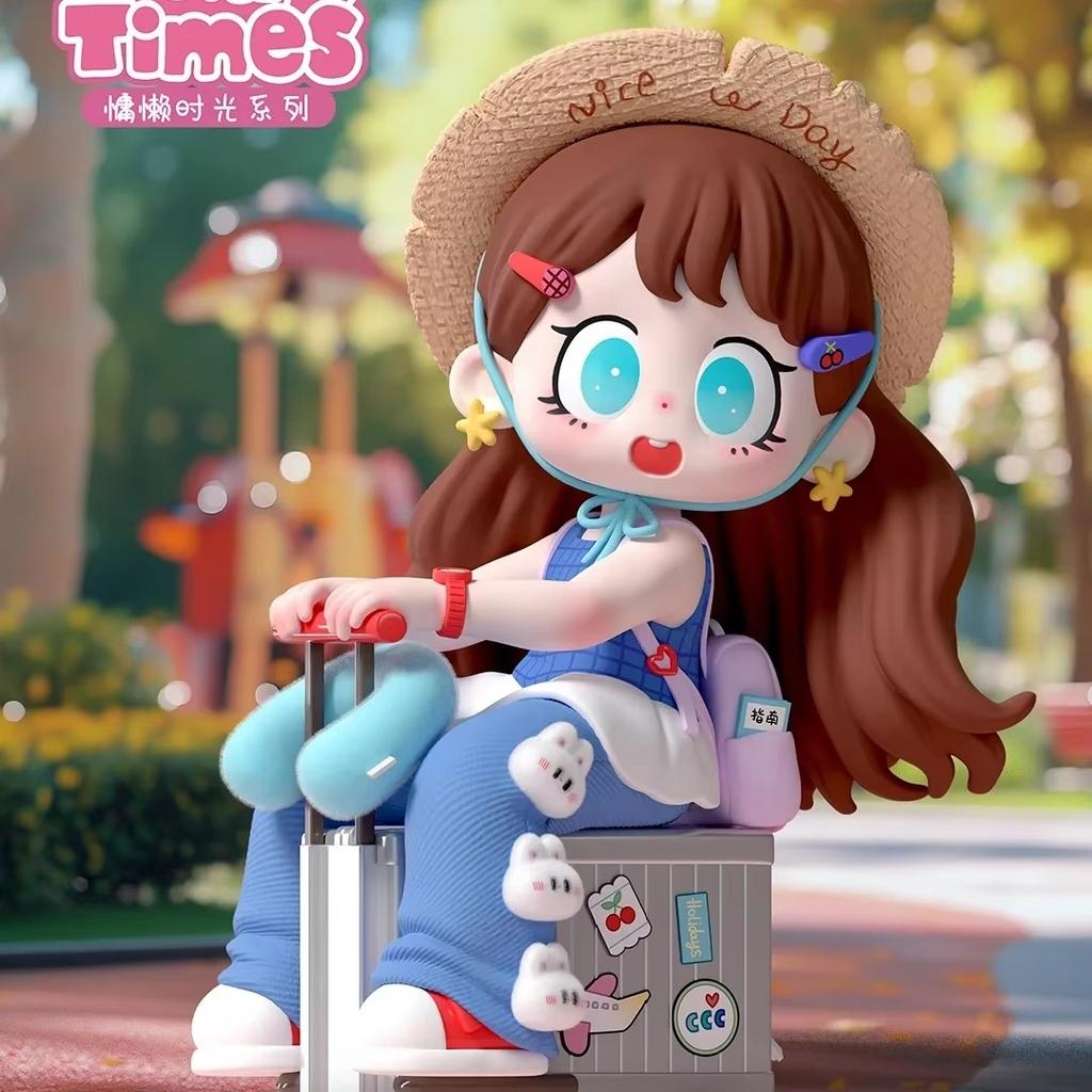 In-Stock Milay Girls Mystery Box Lazy Time Series 3 Trendy Figurines & Ornaments In-Stock Birthday Gift For Girls