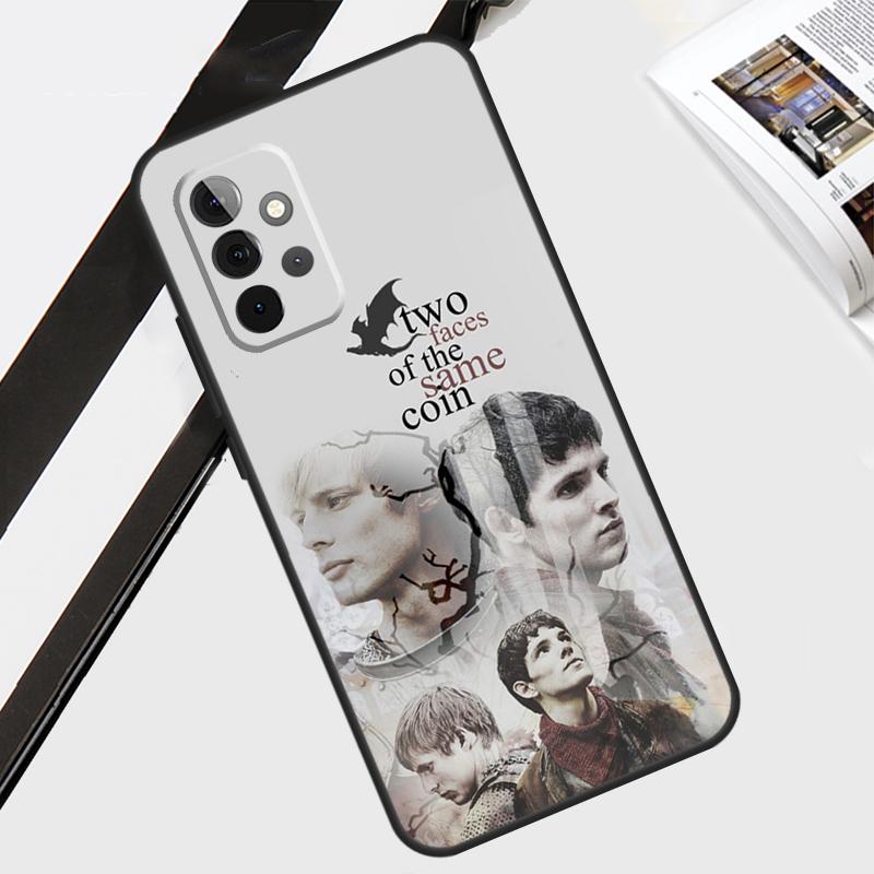 

TV Series Merlin Phone Case For Samsung Galaxy A34 A54 A14 A51 A71 A12 A22 A32 A52 A72 A13 A33 A53 A73 Samsung A33 5G