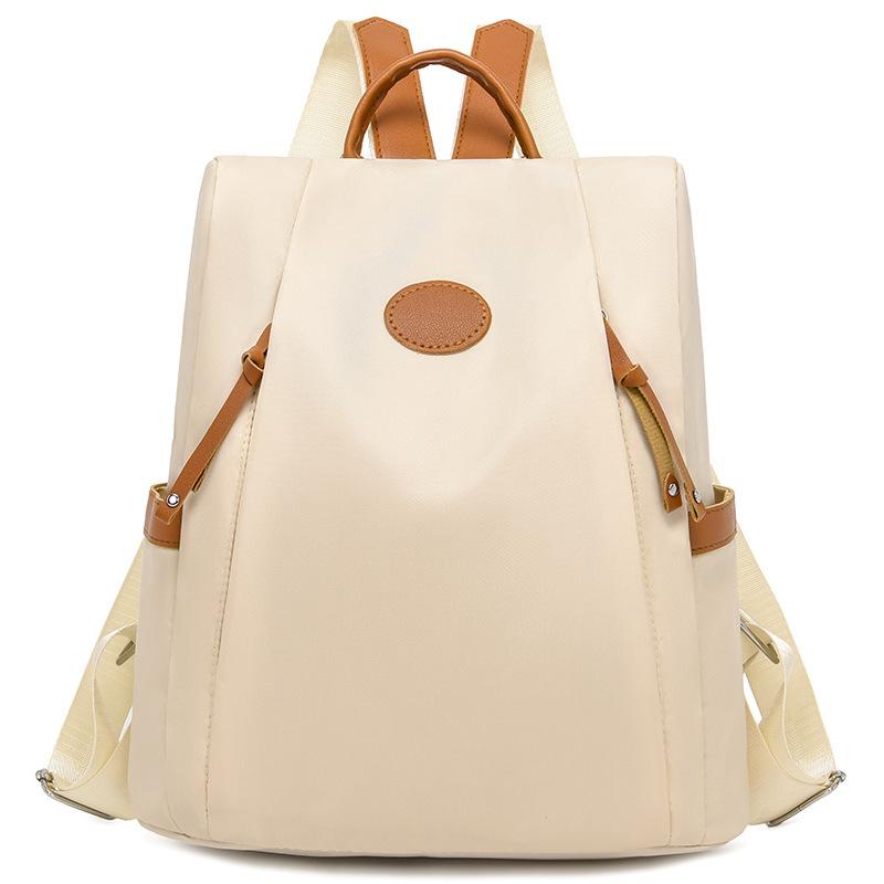 

Рюкзак Anti-theft Женский Водоотталкивающий Рюкзак Большой Вместимости Для Поездок бежевый