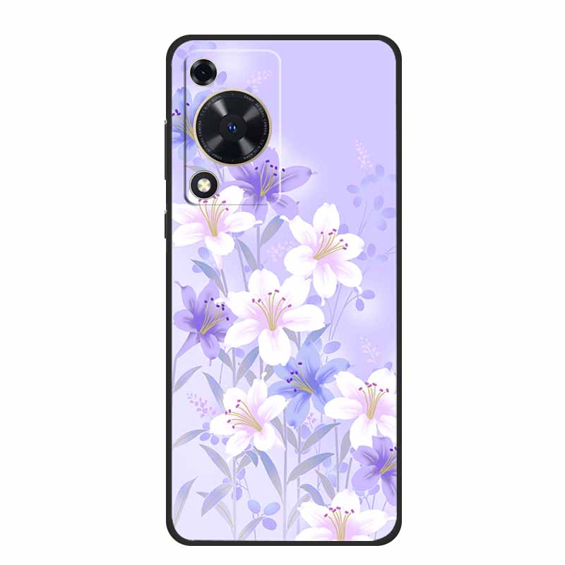 Coque For Huawei Nova Y72 Case Fashion Marble Black Silicone Soft Phone Cover Case For Huawei Nova Y72 Back Cover Case Y 72 Capa