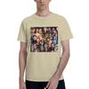 Sebastian Stan und Chris Evans Collage Herren T-Shirt Übergröße T-Shirts Herren Rundhals Baumwolle T-Shirts Kurz Sommer Herren