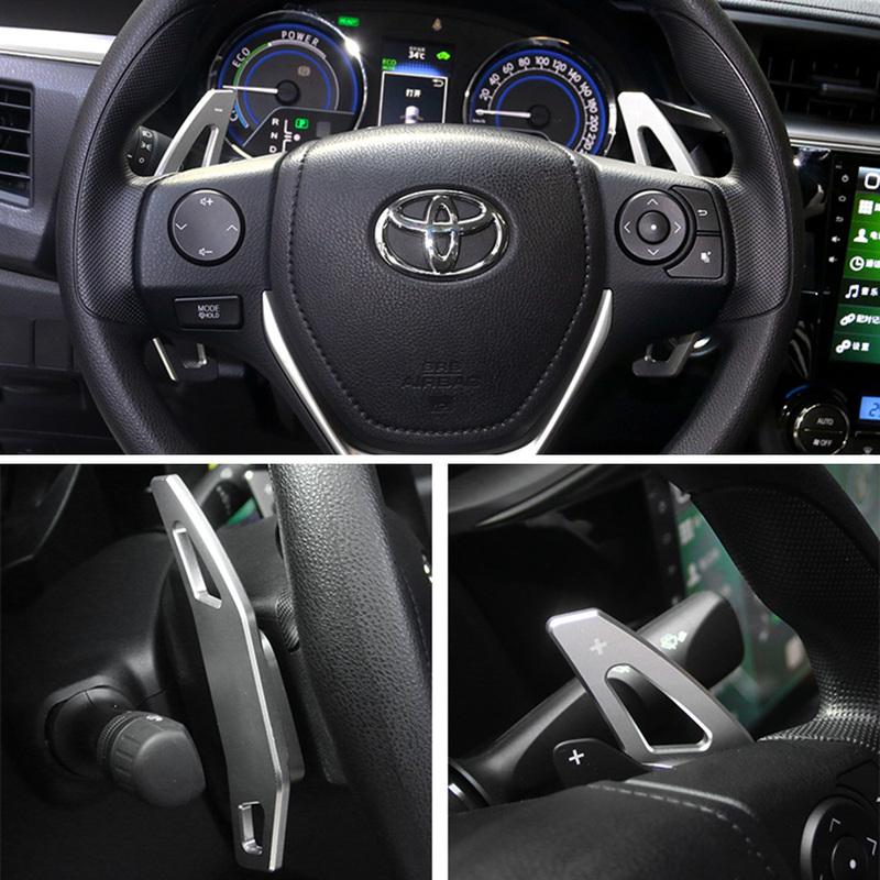 Shifter Paddle For Toyota Fortuner Camry SE Corolla GR XR XSE Sedan Crown RS RAV4 Car Steering Wheel Gear Extension DSG Stickers