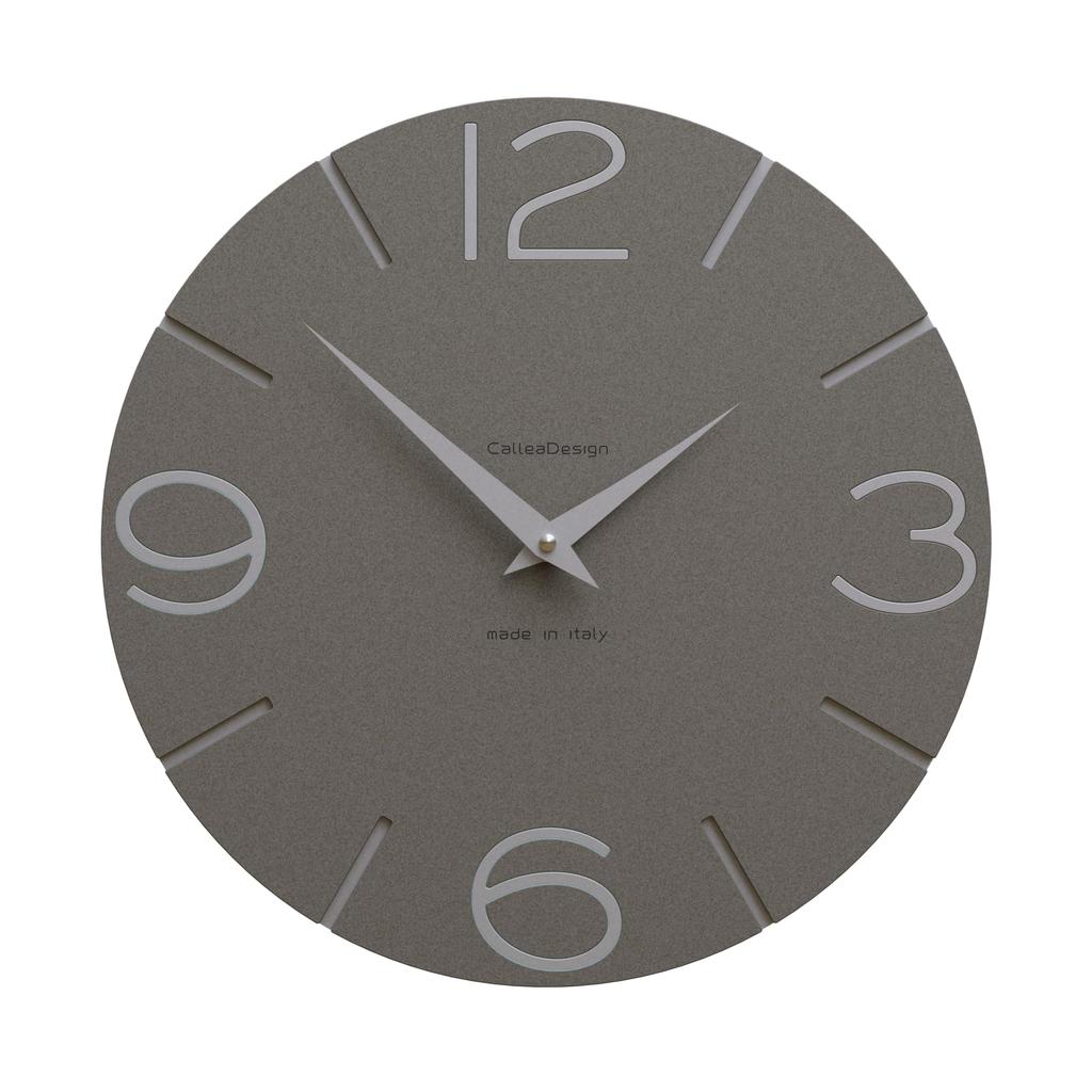 CalleaDesign SMILE Wall Clock Quartz Gray