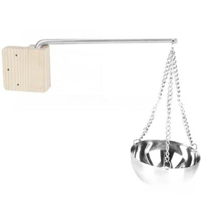 Edelstahl Saunaölbecher Aromatherapie Schale Ätherisches Öl Behälter für Saunaraum Zubehör Einfach zu bedienen Langlebig