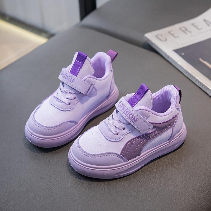 Girls' Sports Shoes, Anti-skate Shoes, Medium and Large Children's Soft-soled Running Shoes, Boys' Fashionable Casual Shoes