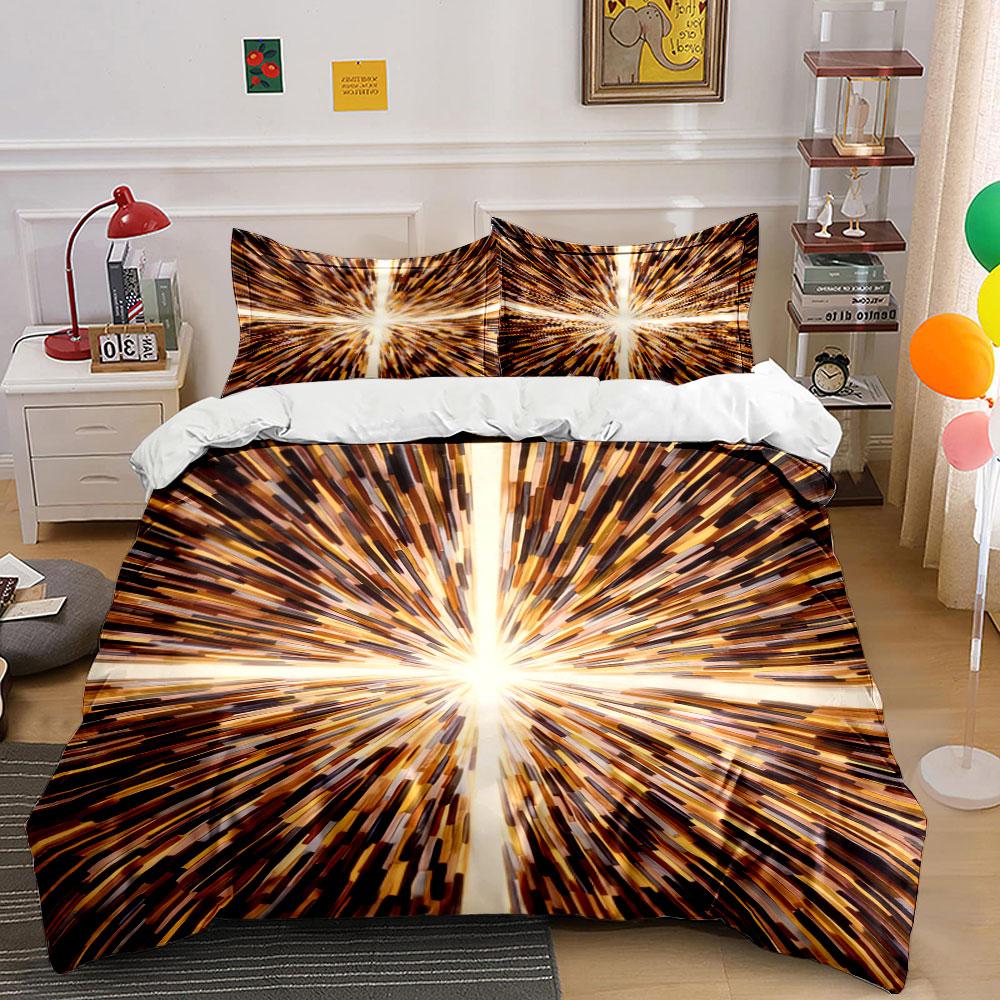 

Radiating golden light beams. Bedding sets Duvet cover sets Duvet covers Pillowcases(1 * Duvet Cover 2 * Pillowcases, without duvet insert) 135x200cm