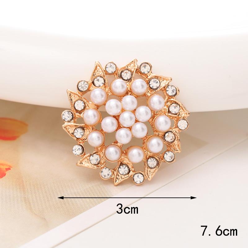 Pearl Flower Five-Petal DIY Phone Case Teardrop Clog Embellishments
