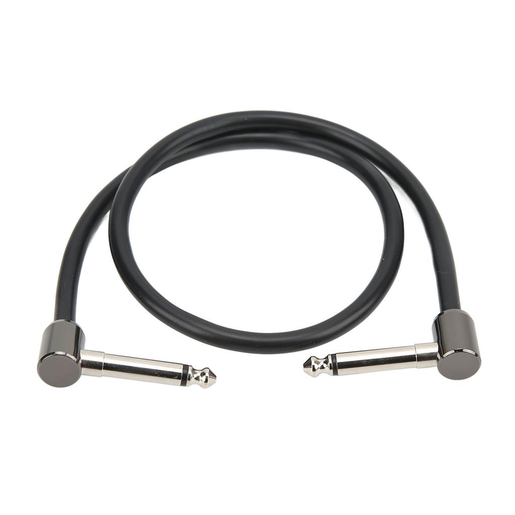 FC‑20 Effects Cable Right Angle Connector Acoustic Guitar Patch Pedal Cord Audio Accessory 50CM