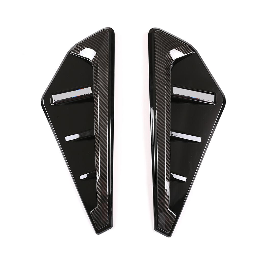 Krytky větracích otvorů blatníku s bočním křídlem v karbonovém vzhledu pro BMW X5 G05 X5M 2019-2022