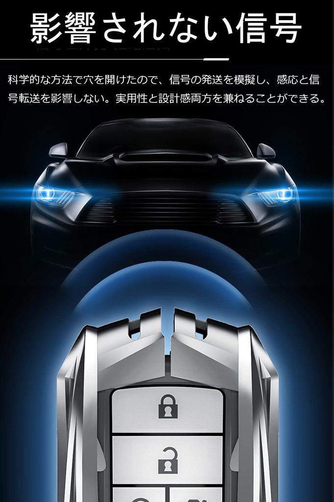 LETINGFAR Key Case, For Honda, Smart Key Case, Key Cover, 2/3/4 Buttons, Designed for