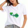 Heart Prints Wounisex's Cotton T Shirt, Pure Cotton Premium Prints, Valentine's Day Heart Pattern, Durable, Casual Fashion, Love And Arrows, Comfort A