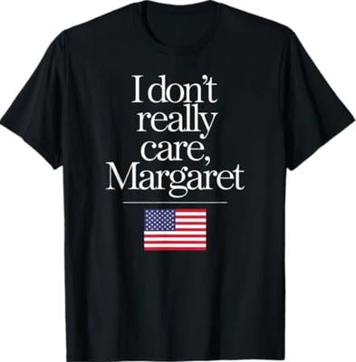 I Don't Really Care Margaret Funny Minimalist JD Vance T-Shirt