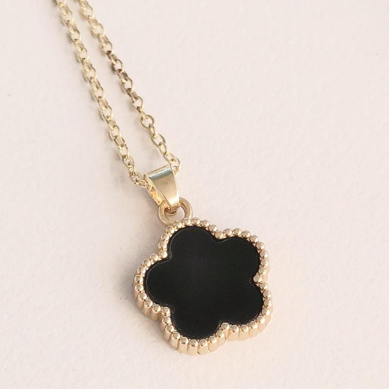 Tatlı Yonca Küpeler Bayan Pop Erik Çiçeği Küpeler Küpeler Kolye