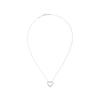 & Co.. Elsa Peretti® Offenes Herz Diamant Anhänger Halskette Unisex Halskette Silber 60030492
