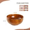 ZISIZ Wooden Soup Bowl