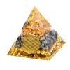Orgonite Crystal Orgone Pyramid Tower Energy Nature Reiki Healing Chakra 6cm X 6cm (30)
