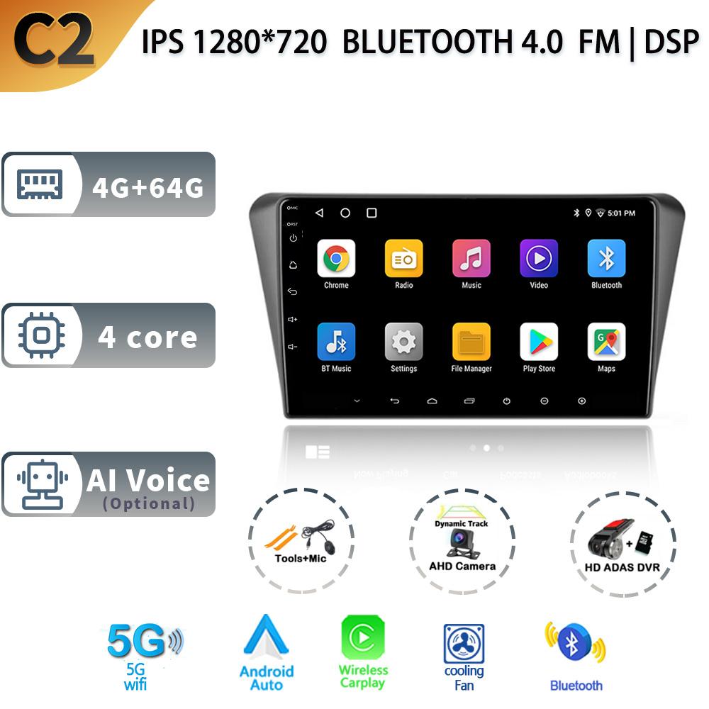 Android 13 Car Radio Wireless Carplay For Peugeot 408 2014- 2018 5G Wifi Stereo Multimedia Video Player GPS Navigation Head Unit