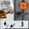 SucceBuy Passage Door Handle 1 Pack  Door Lever Left Right Handing Rotation To OpenInterior To Hallways Closet Meeting Space