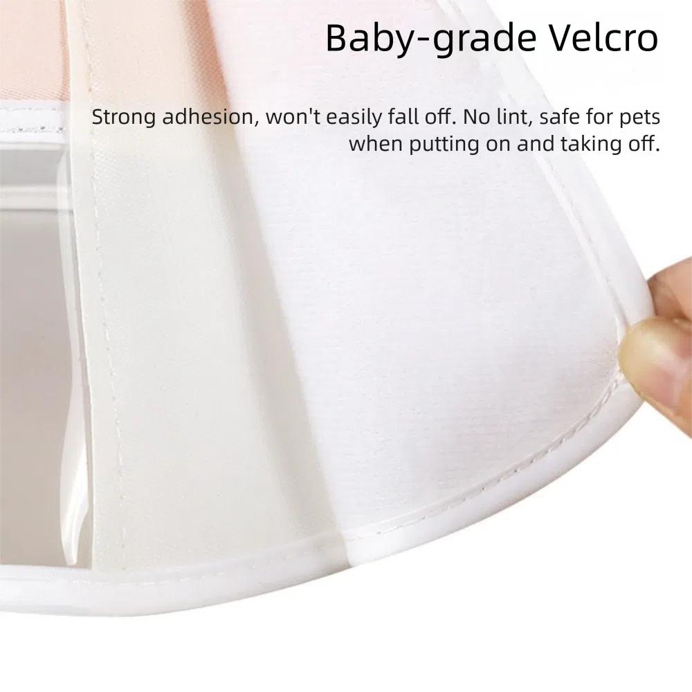 Comfortable Cat Recovery Cone Collar Soft Cat Elizabethan Ring Reusable Pet Protective Collar  Dogs