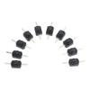10PCS 1A 30V Black Latching On Off Mini- Push Button Switch Copper Switch For Electric Torch Self Locking