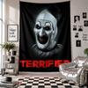 WandteppichTerrifier Art the Clown Kunst Hängendes Tuch Dekorative Hintergrundabdeckung für die Raumdekoration