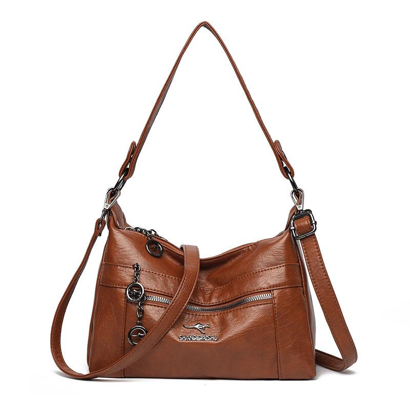 Large Capacity Small Square Bag Mother Bag Women's Shoulder Bag Multi-Layer Crossbody Bag