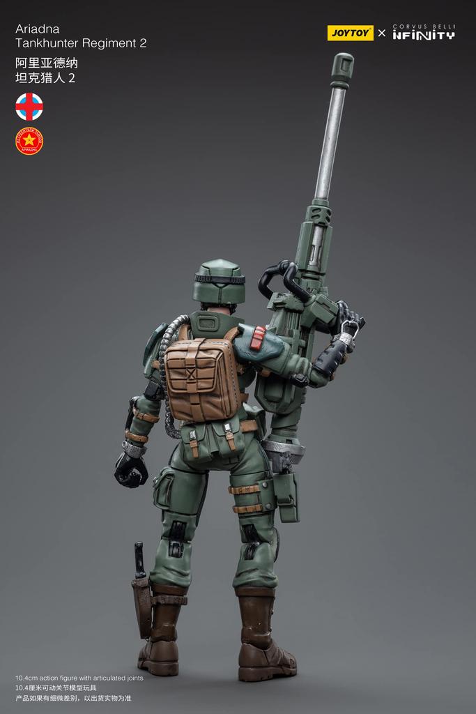 JOYTOY x Infinity Ariadna Tank Hunter Regiment 2 Scale PVC ABS Painted Movable Figure 1/18 &