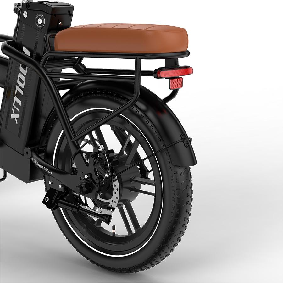Folding City Electric Bike KOOLUX X10 Adult Commuting Electric Bicycle 36V13Ah Battery 16 Inch Tires 50-65KM Range 350W 120KG Load E-Bike