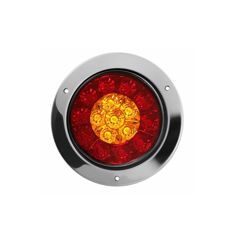16LEDs Trailer Stop Brake Turn Tail Lamp 12-24V Cargo Trailers Tractors Trucks
