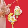Glowing Mid-Autumn Festival Lantern Cartoon Lantern DIY Material Package Rabbit Lanterns  Gifts
