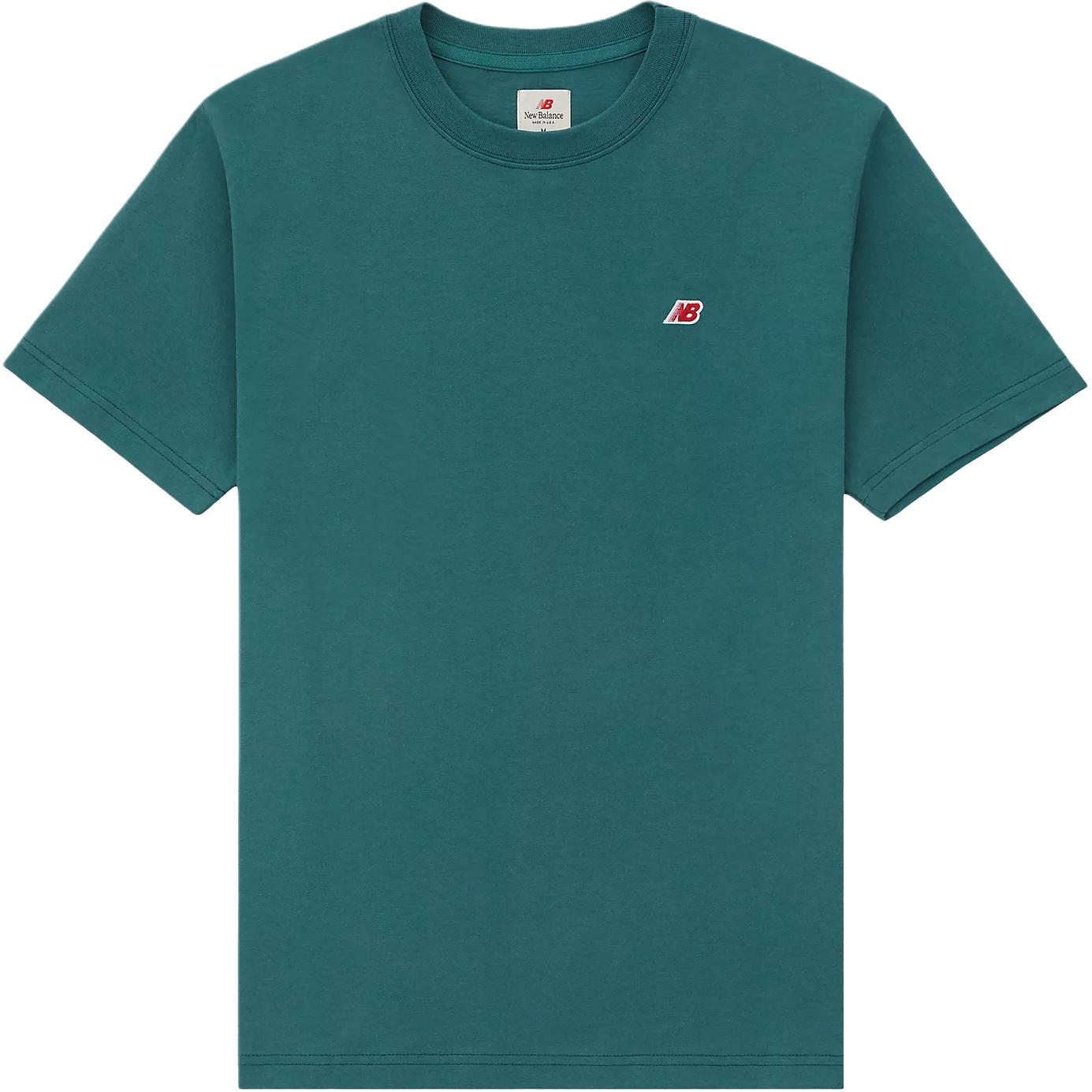 New Balance Серия Made In USA FW24 Футболка Мужская Зеленая MT43543-NHS L