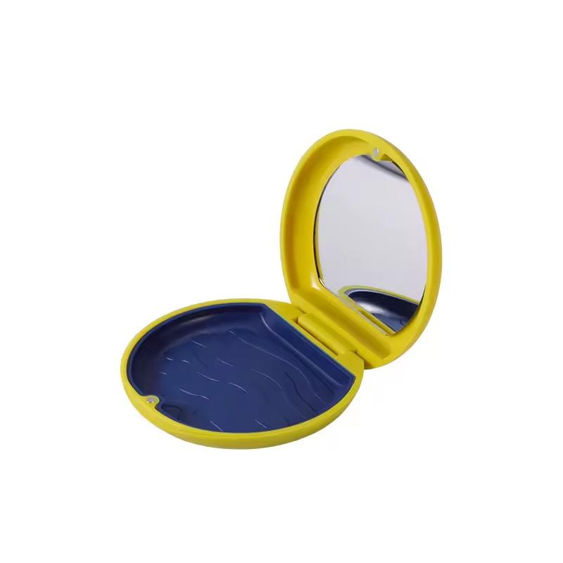 

1Pcs Retainer Case Mouth Guard Case Dental Denture Fake Teeth Braces Appliance Storage Plastic Box Container жёлтый