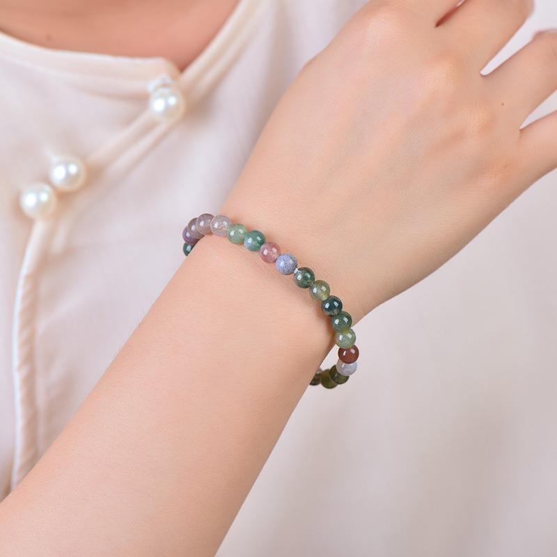 Colorful bead fashion bracelet jade jewelry crystal jade bracelet bracelet men's and women's jewelry