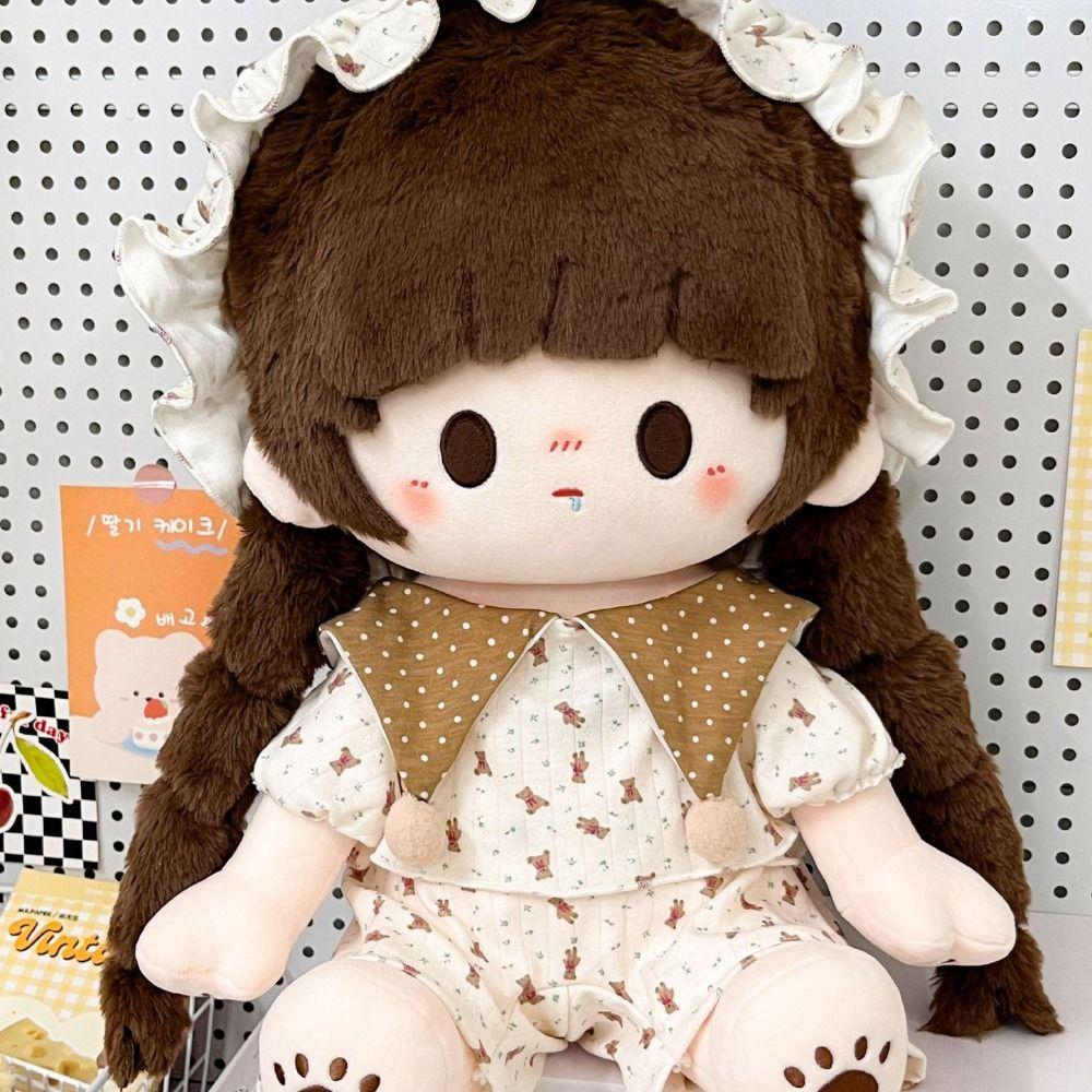 Pajama Set 40Cm Cotton Doll Clothes Plush Patch Stuffed Doll Plush Suit Doll Accessory