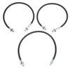 3pcs Extended Brake Line Kit Rear Front Rubber Replacement for Hilux LN106R LN46 RN46 YN65R