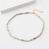 Bohemian Stone Bead Clavicle Necklace - Colorful, Simple, and Stylish Design