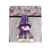 Reusable Cartoon Christmas Chair Cover Soft Stretch Seat Protector Purple Glitter Christmas Table Decor Home Decoration
